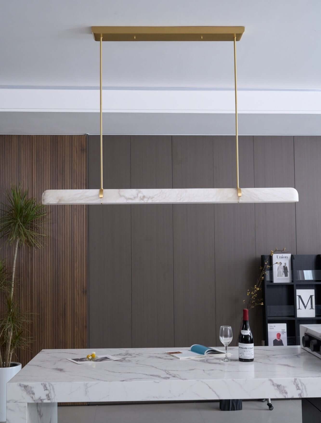 Elegant Chandelier in 90cm and 150cm Lengths – High-Quality Metal and Glass Lighting Fixture for Modern Home Decor 6