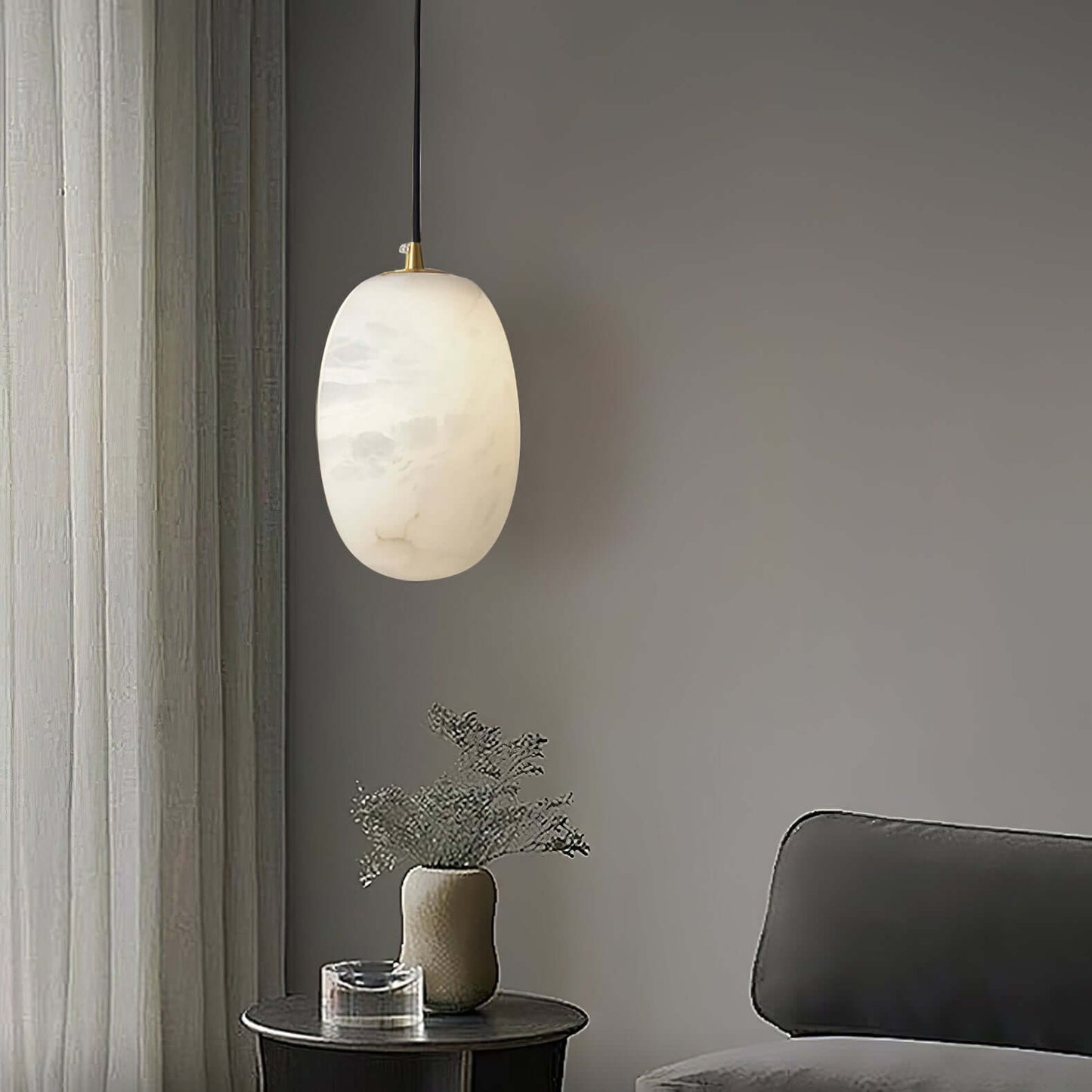 Elegant Modern Pendant Light - 10cm Diameter, 15cm Height for Contemporary Spaces 2