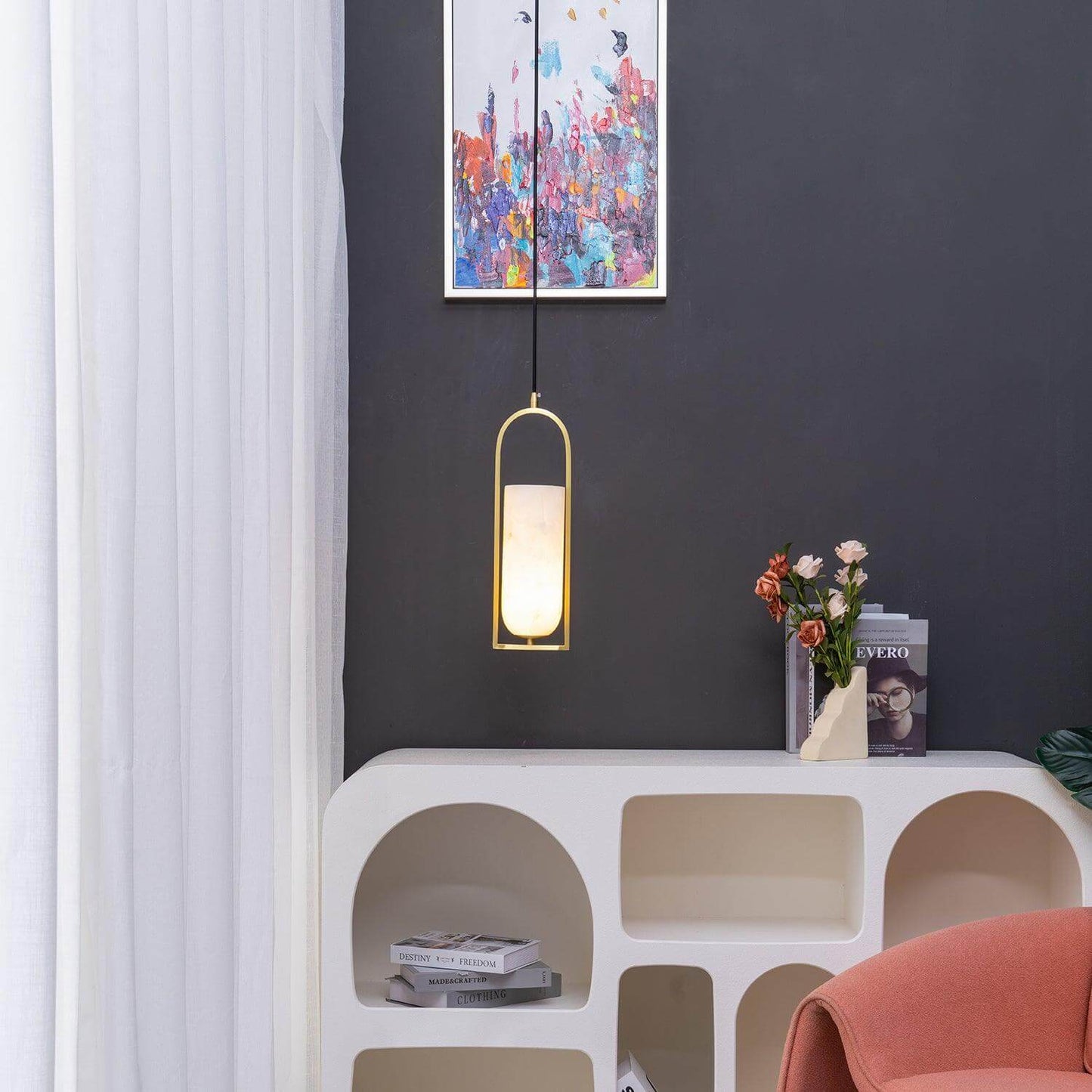 Modern Pendant Light in Multiple Sizes - Sleek Design for Stylish Indoor Illumination - Ideal for Dining, Kitchen, and Living Areas 4