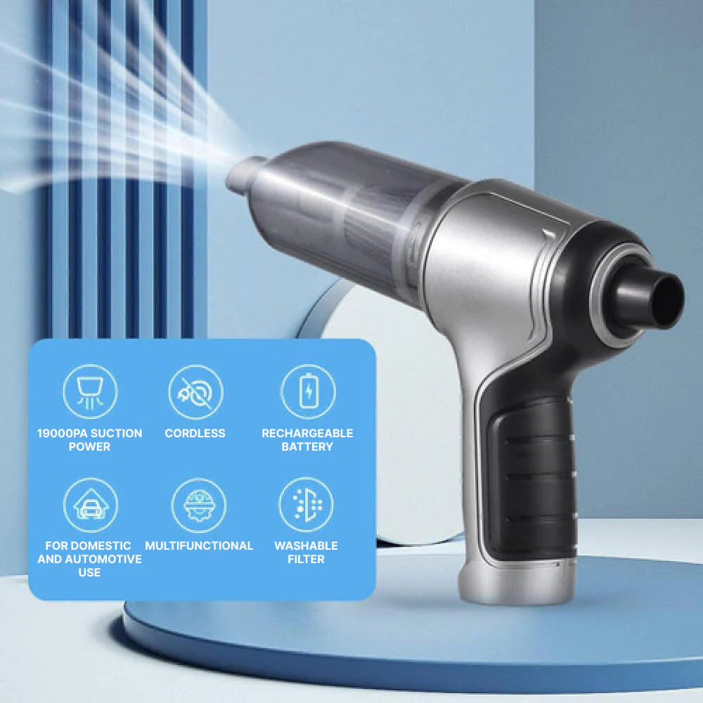 AeroClean Cordless Handheld Vacuum for Home and Car - 15000Pa Suction Power 4