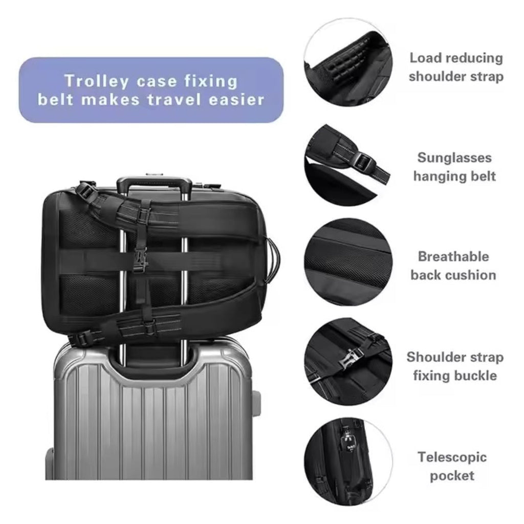 AeroPack Travel Backpack | Vacuum Compression System for Efficient Storage 7
