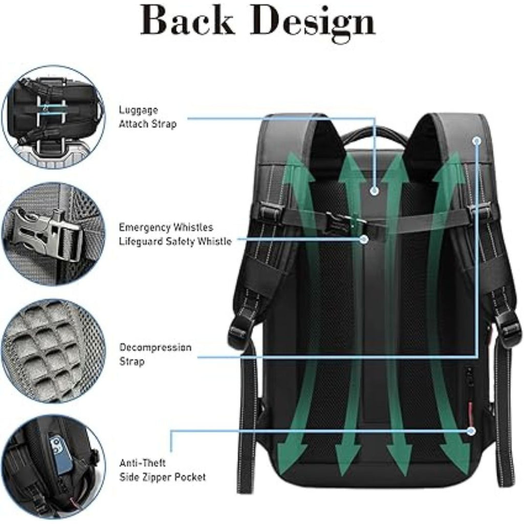 AeroPack Travel Backpack | Vacuum Compression System for Efficient Storage 8