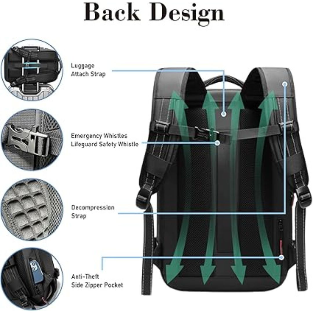 AeroPack Travel Backpack | Vacuum Compression System for Efficient Storage 8