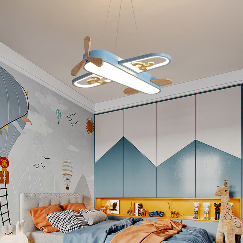 AeroSky | Kids LED Airplane Pendant Light for Whimsical Bedrooms 1