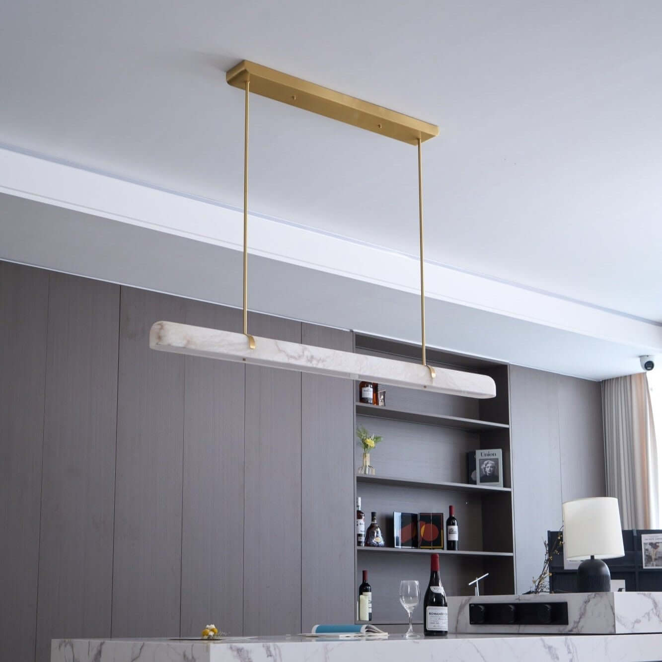 Elegant Chandelier in 90cm and 150cm Lengths – High-Quality Metal and Glass Lighting Fixture for Modern Home Decor 2