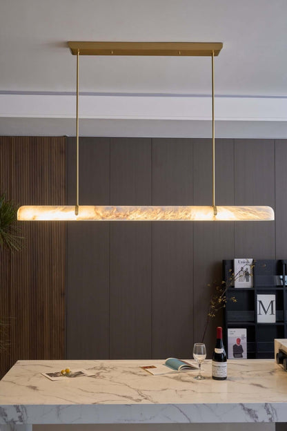 Elegant Chandelier in 90cm and 150cm Lengths – High-Quality Metal and Glass Lighting Fixture for Modern Home Decor 5