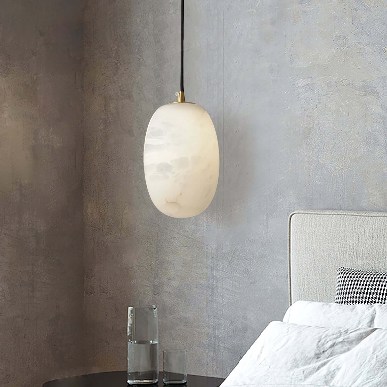 Elegant Modern Pendant Light - 10cm Diameter, 15cm Height for Contemporary Spaces 0