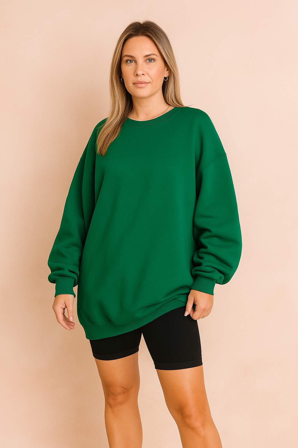 Elizabeth Oversized Sweatshirt i Minimalistisk Vinterstil - Komfortabel og Alsidig Design 2