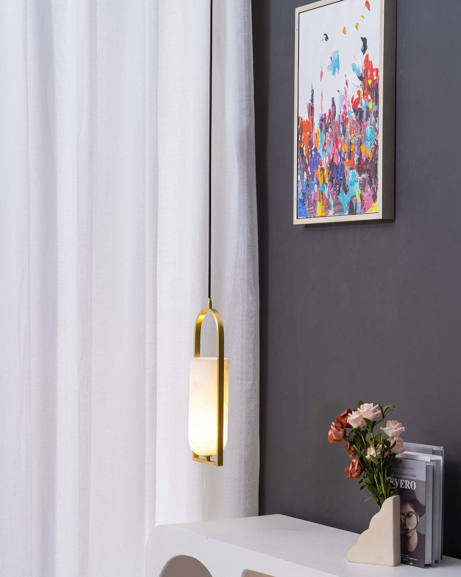 Modern Pendant Light in Multiple Sizes - Sleek Design for Stylish Indoor Illumination - Ideal for Dining, Kitchen, and Living Areas 6